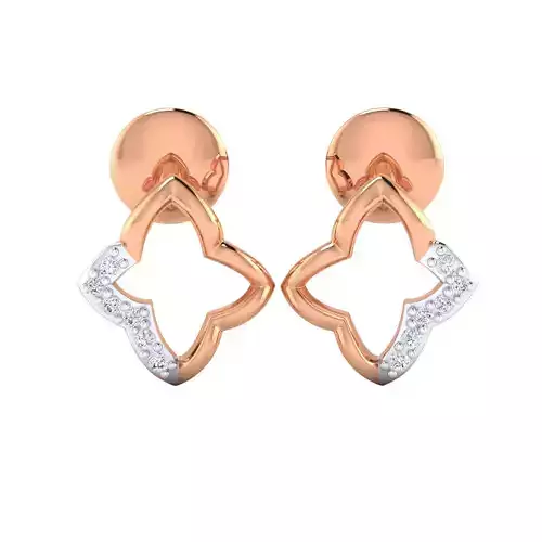 Women earrings 3dm render detail 3D print model