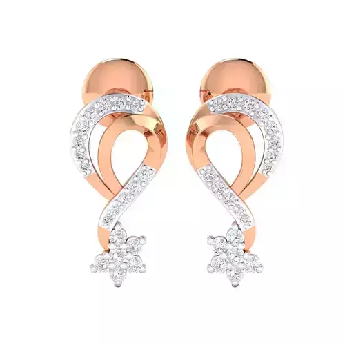 Women earrings 3dm render detail 3D print model