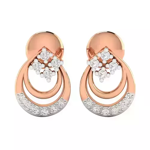 Women earrings 3dm render detail 3D print model