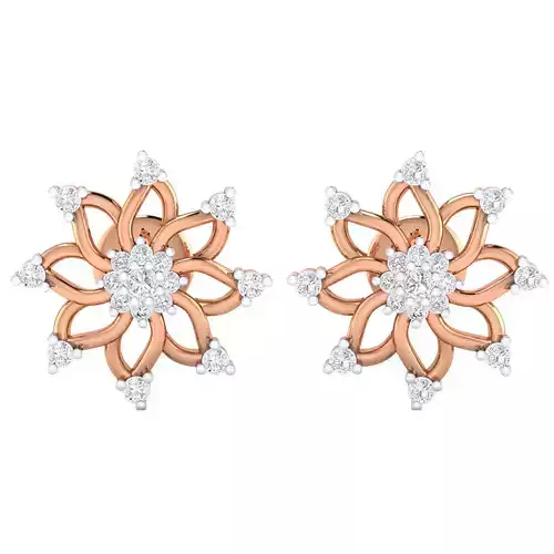 Women earrings 3dm render detail 3D print model 3D print model