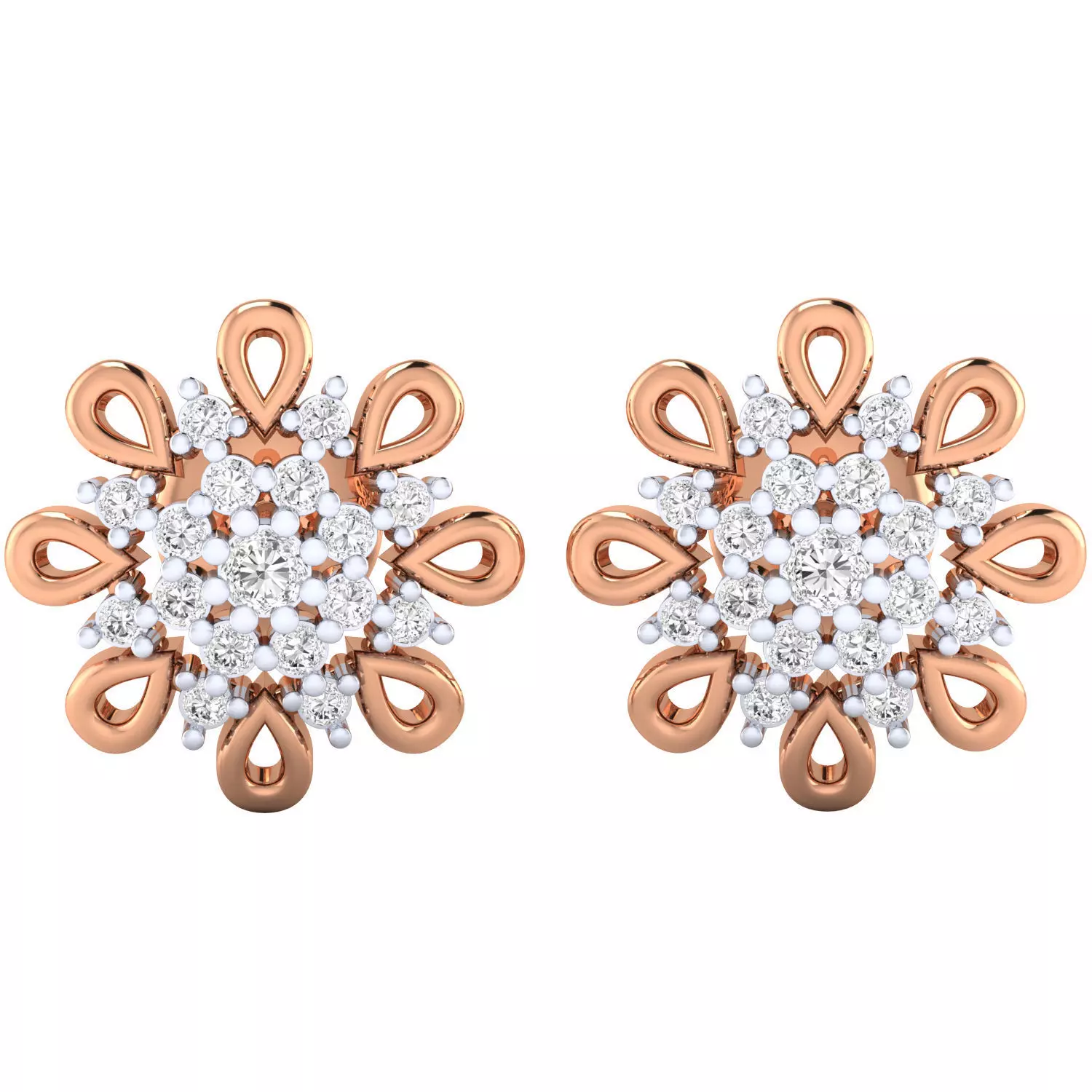 Women earrings 3dm render detail 3D print model 3D print model_0