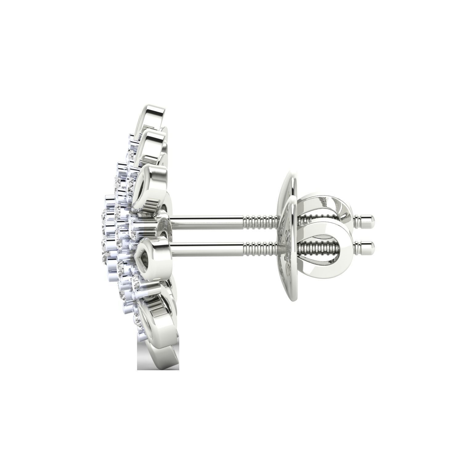 Women earrings 3dm render detail 3D print model 3D print model_8