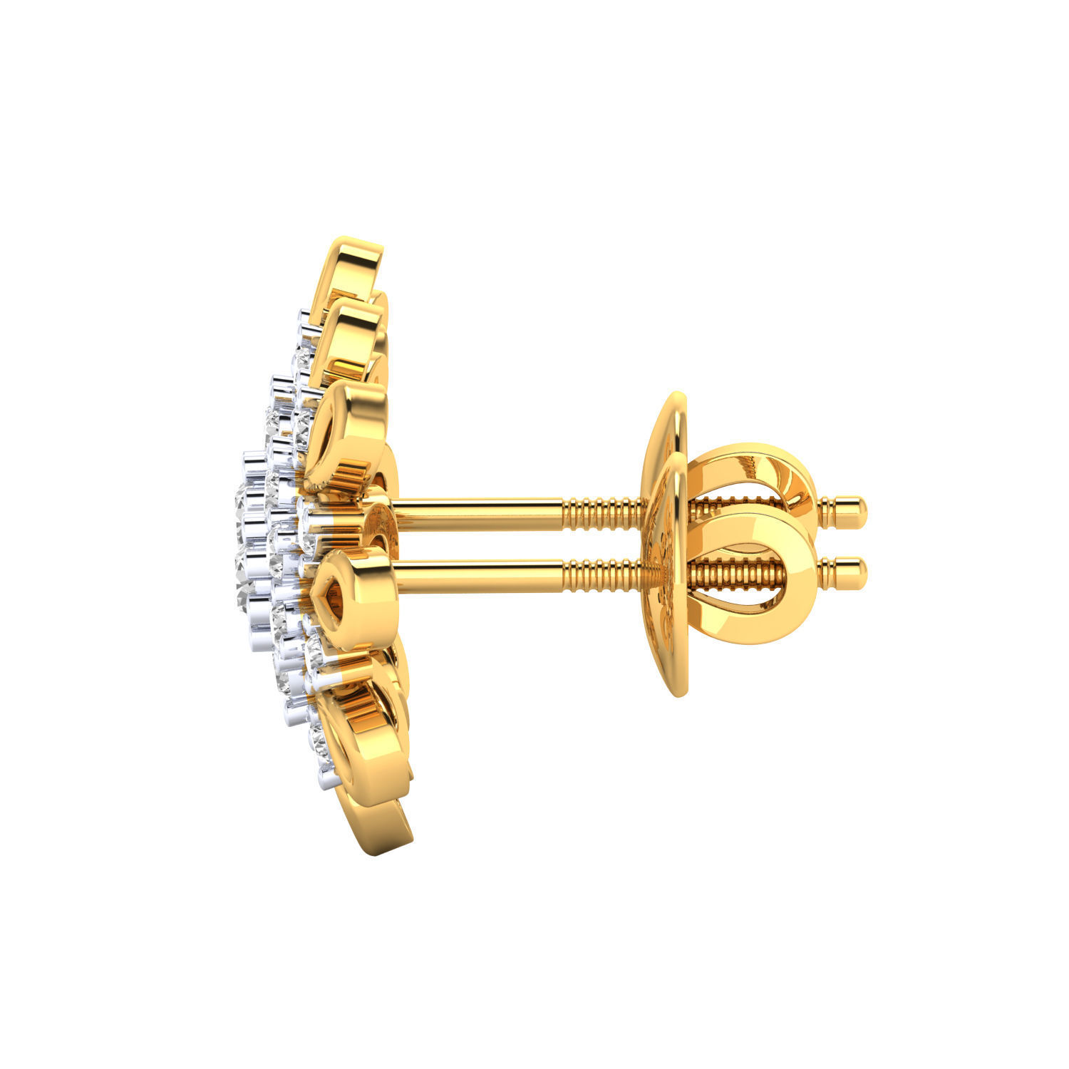 Women earrings 3dm render detail 3D print model 3D print model_9