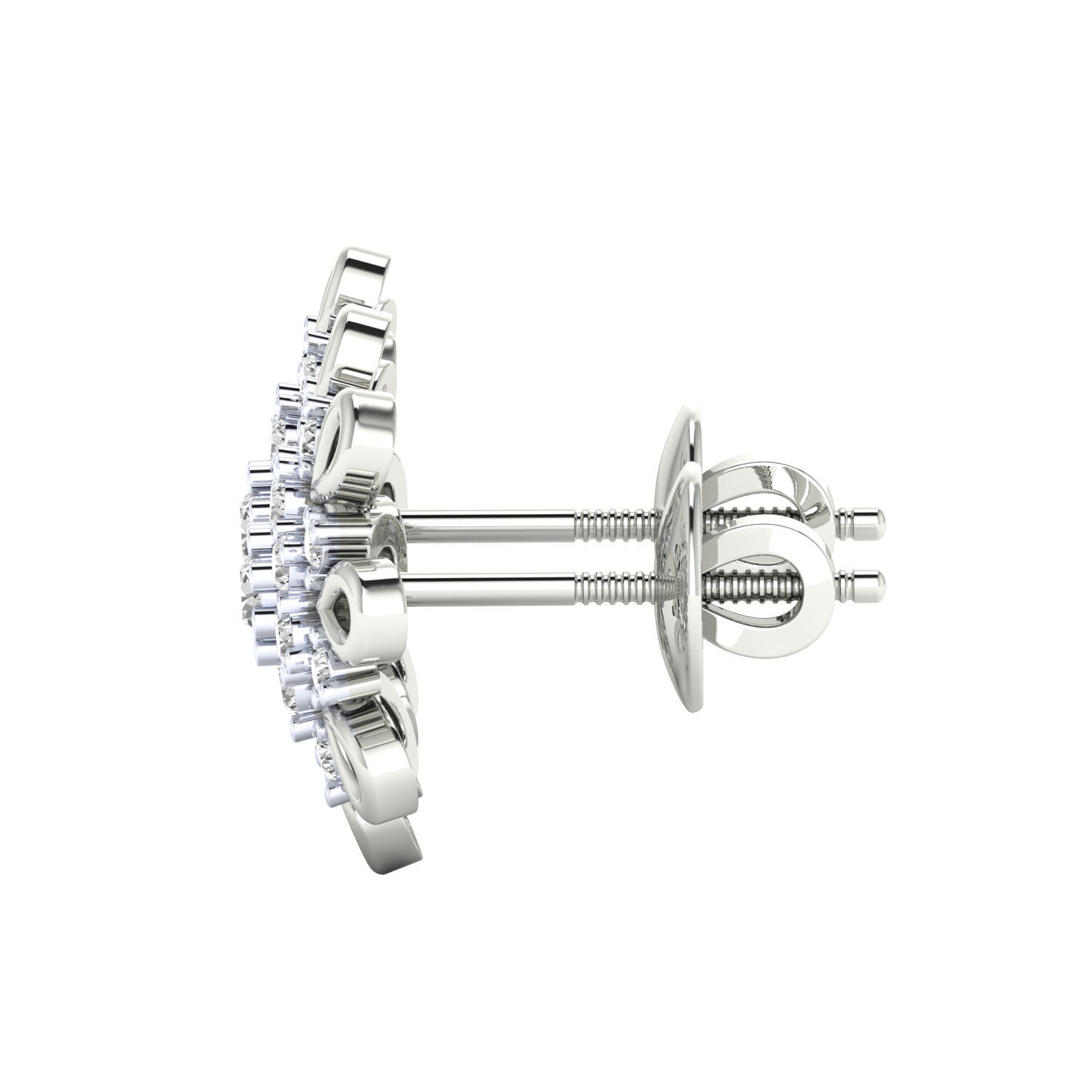 Women earrings 3dm render detail 3D print model 3D print model_7