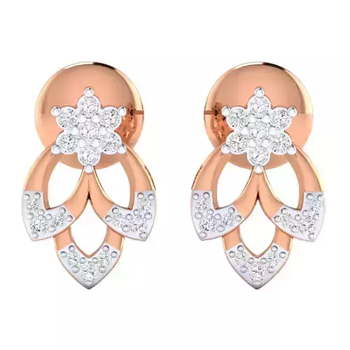 Women earrings 3dm render detail 3D print model