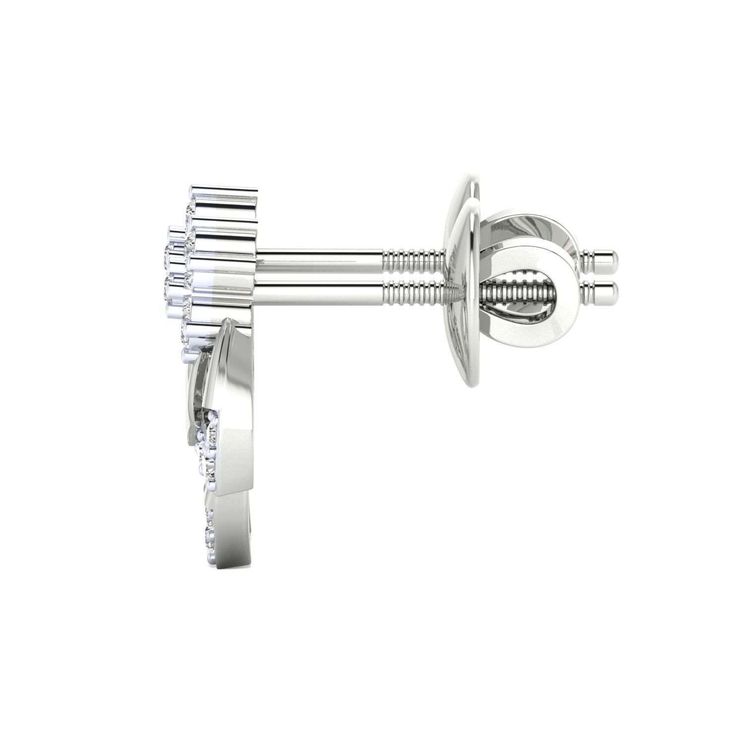 Women earrings 3dm render detail 3D print model 3D print model_23