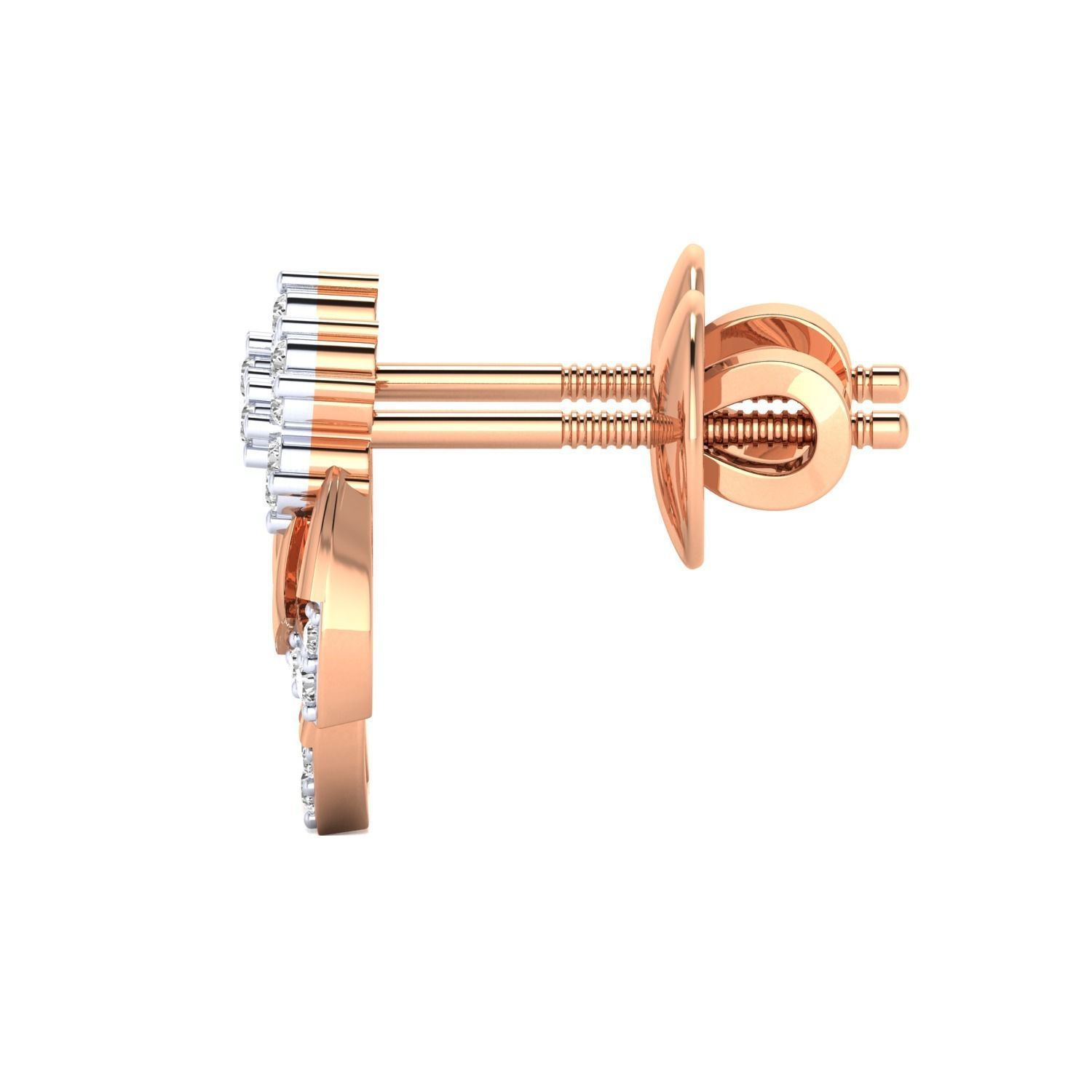 Women earrings 3dm render detail 3D print model 3D print model_22