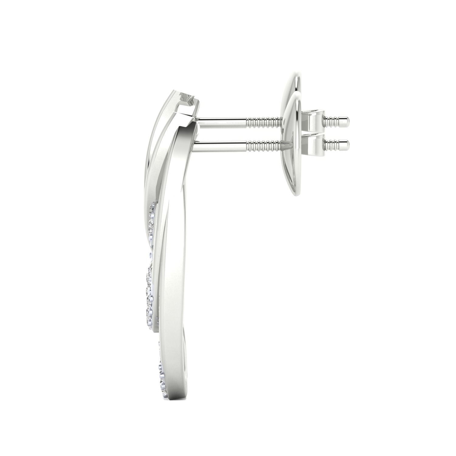 Women earrings 3dm render detail 3D print model 3D print model_9