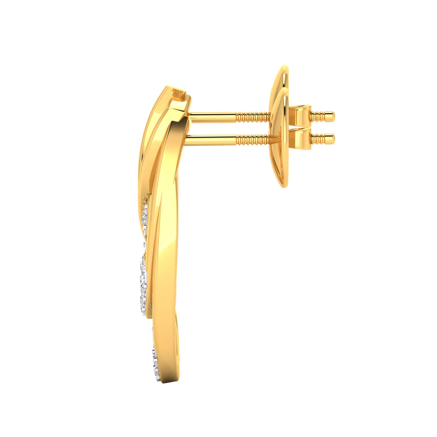 Women earrings 3dm render detail 3D print model 3D print model_10