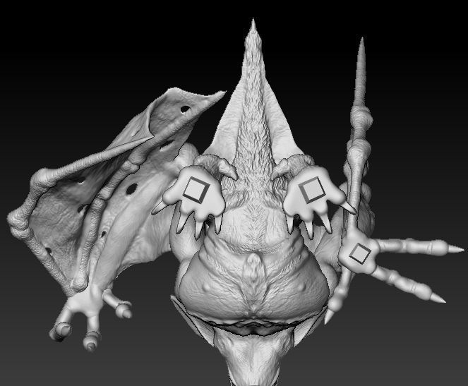 Camazotz coin with skull 3D print model_14