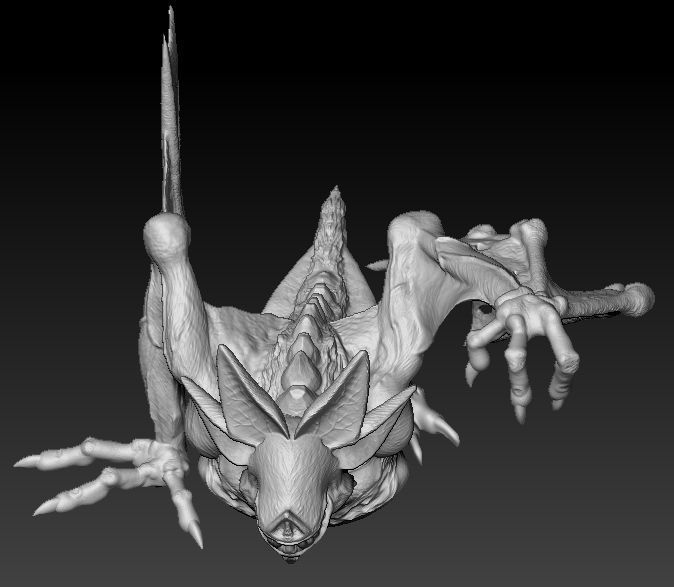 Camazotz coin with skull 3D print model_12