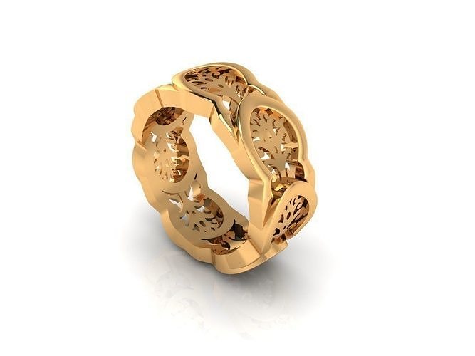 Mosque muslim ring model 1 3D print model
