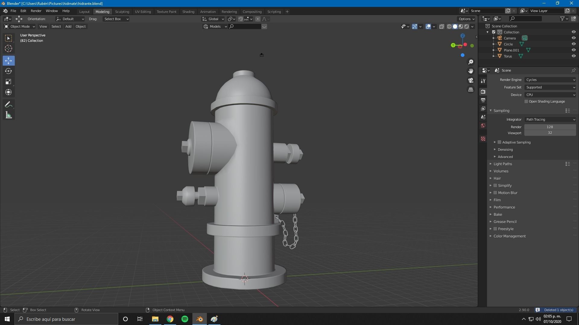 Water Hydrant 3D model_2