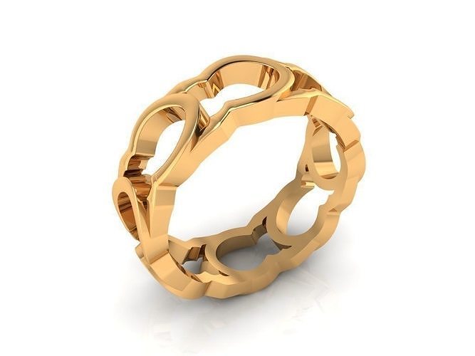 Mosque muslim ring model 3 3D print model