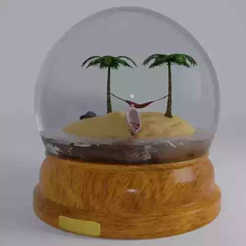 Globe Island in river