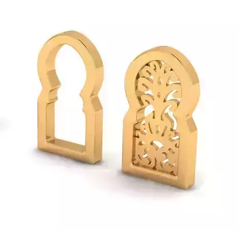 Mosque muslim Pendant - 3dm stl