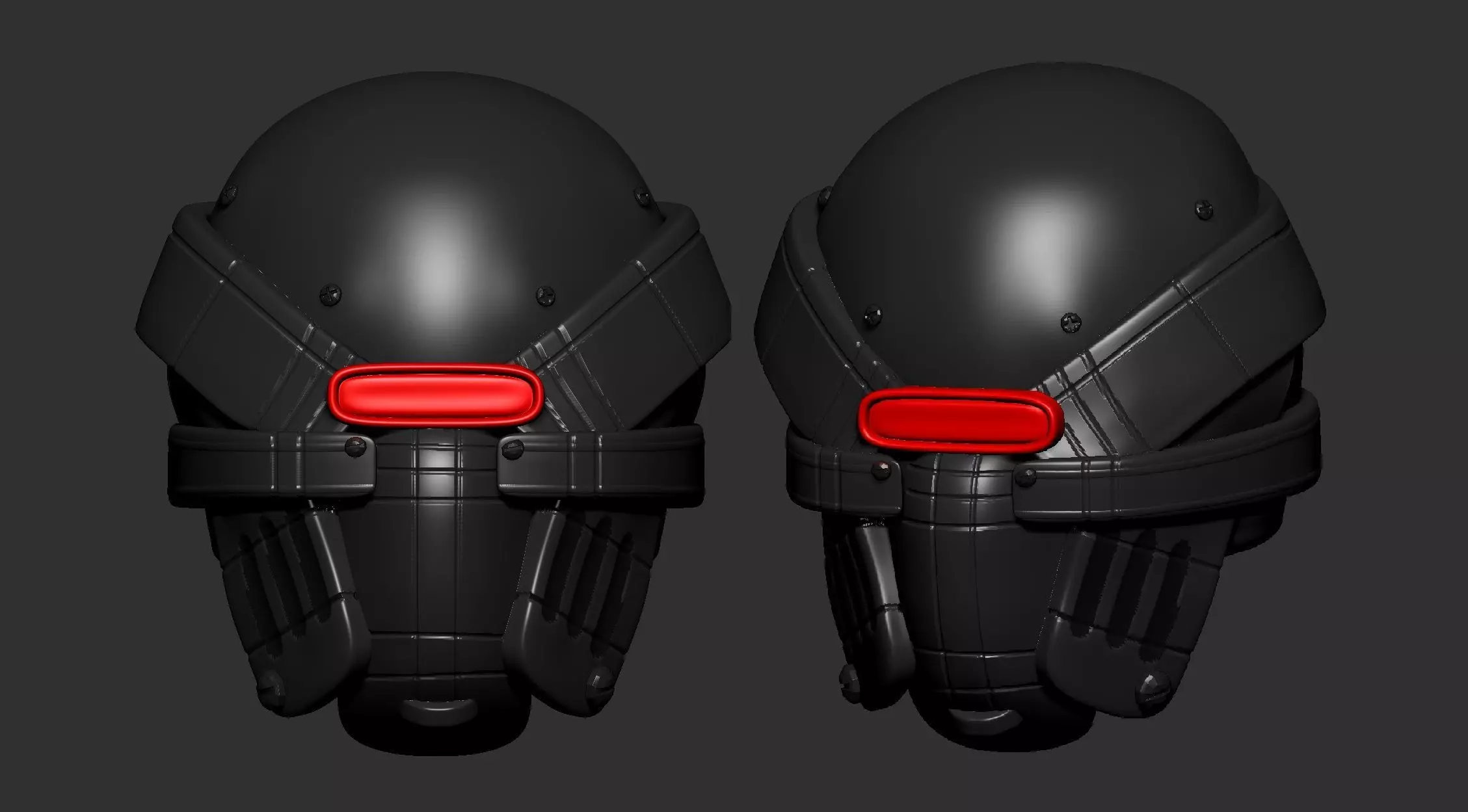 helmet high poly sculpt 3d printable ver 7 3D model 3D model_0