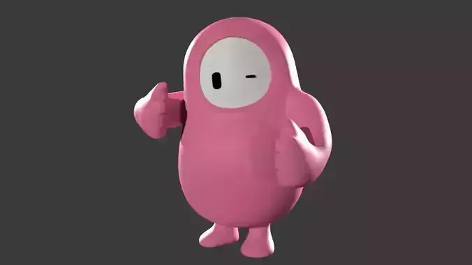 Fall Guy Rig 3D model