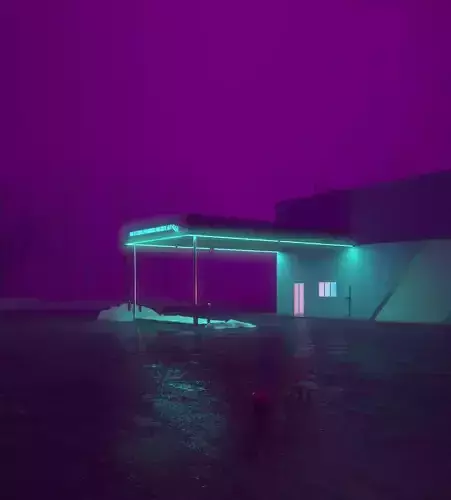 3d fog scene 3D model