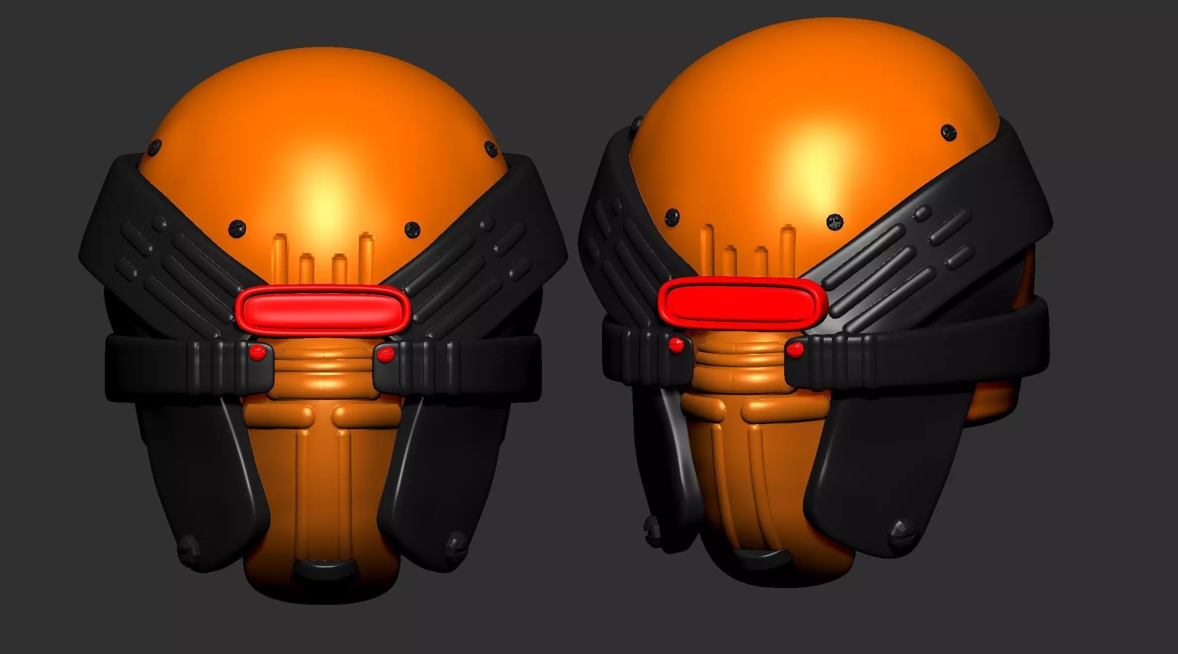 helmet high poly sculpt 3d printable 3D model_0