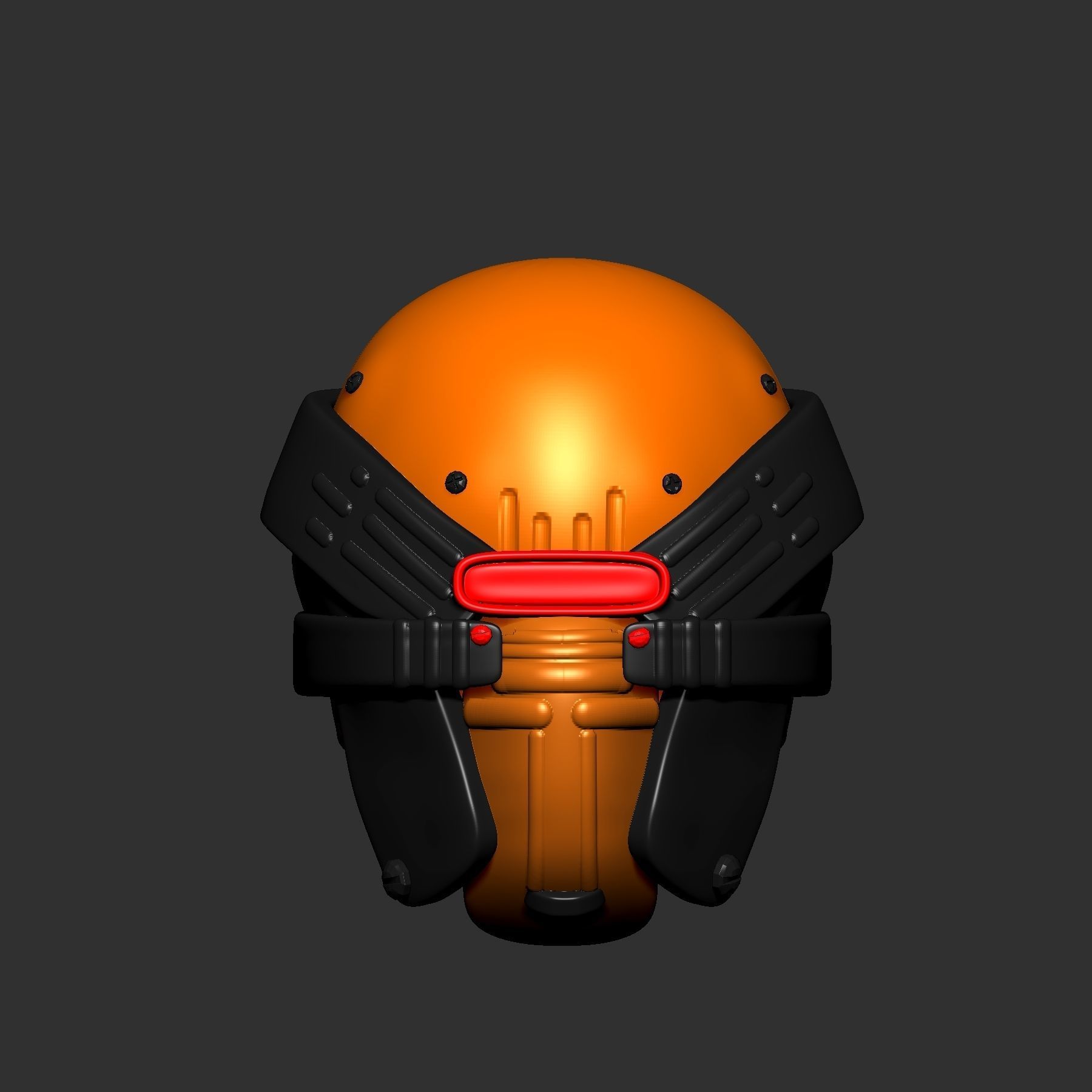 helmet high poly sculpt 3d printable 3D model_1