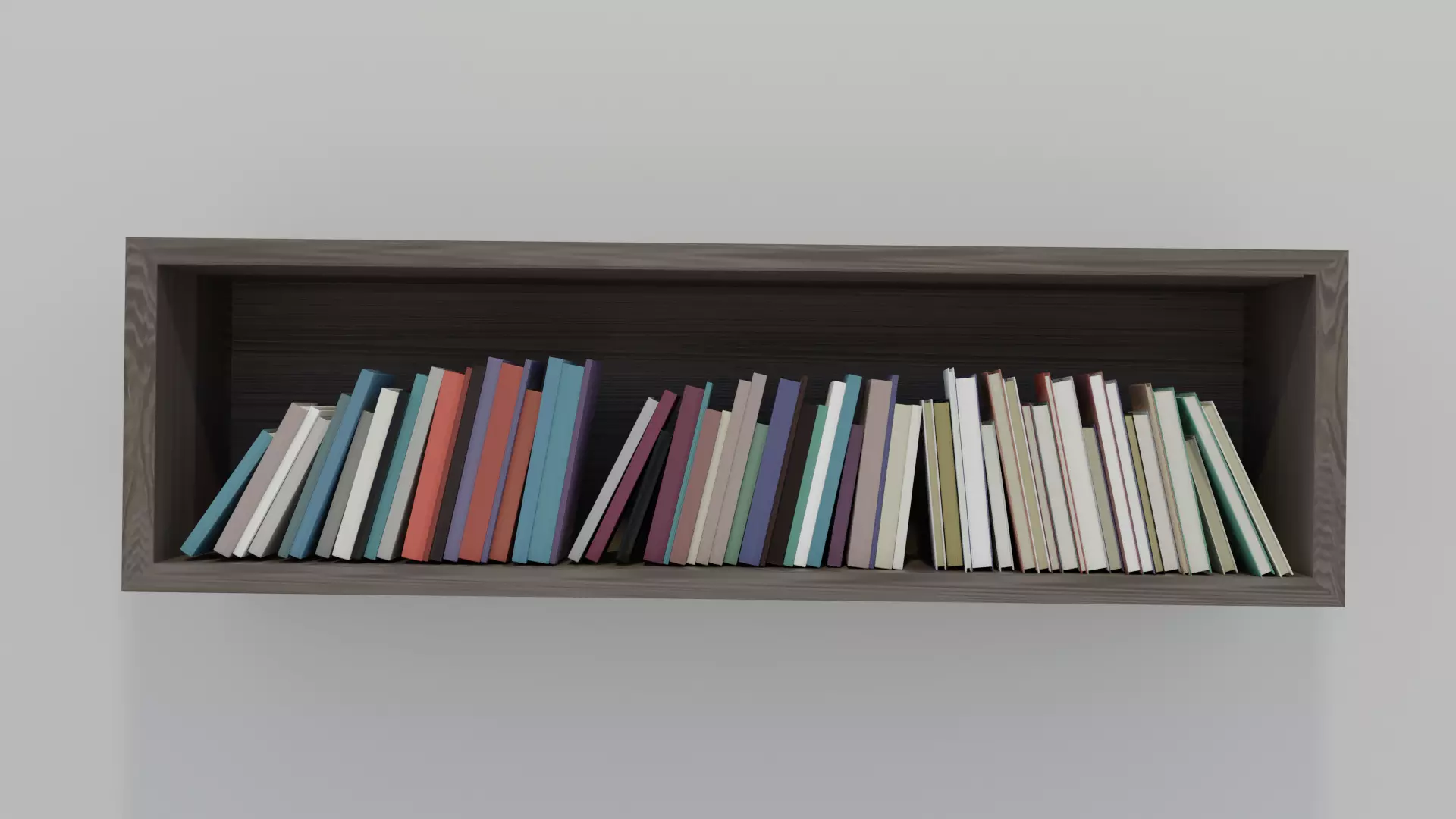 Book shelve 3D model_0