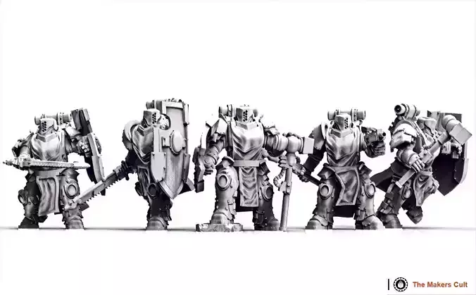 Black Knights - Assault Squad 3D print model
