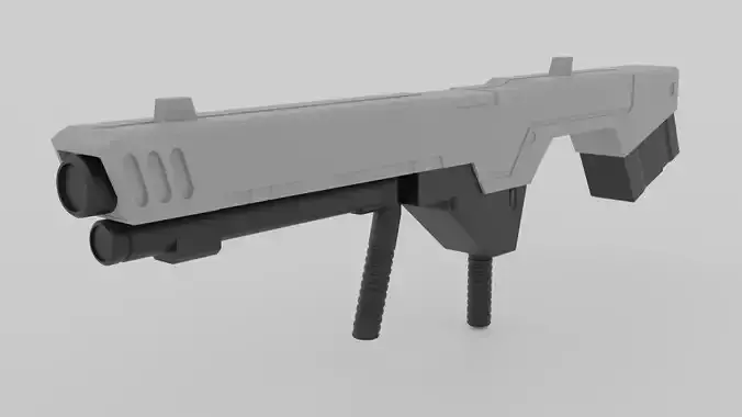 Gundam laser cannon  3D print model