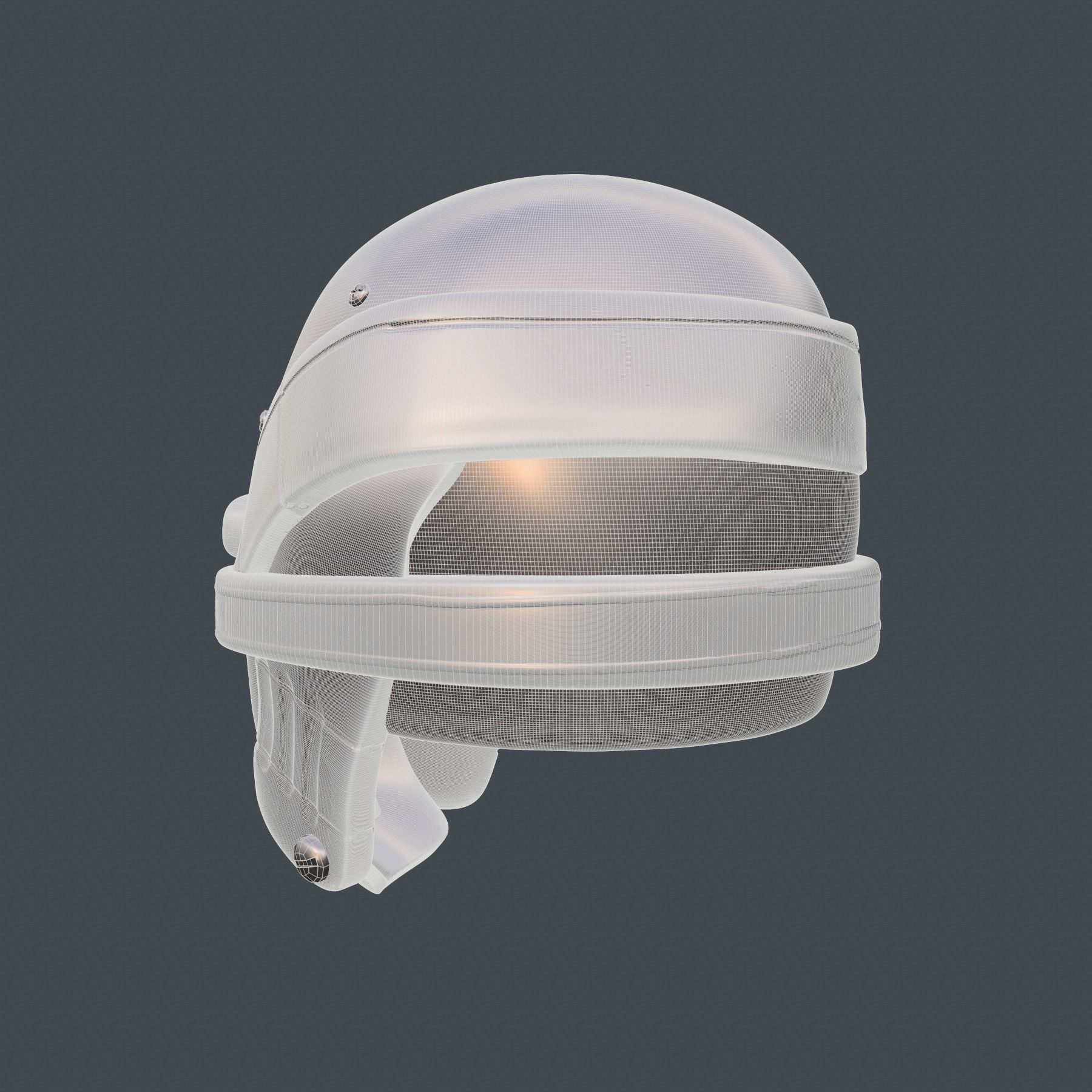 helmet high poly sculpt 3d printable  3D model_6