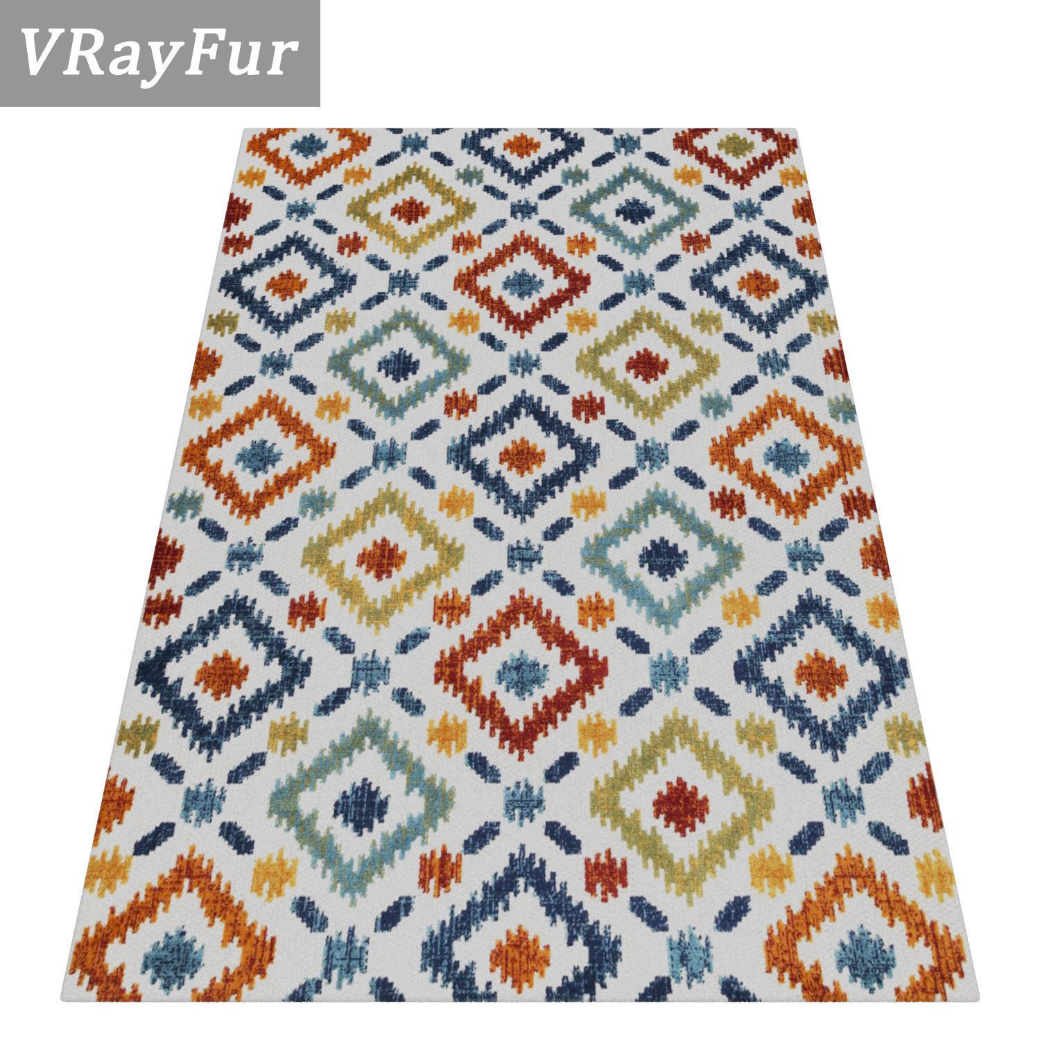 Rug Set 1380 3D model_2