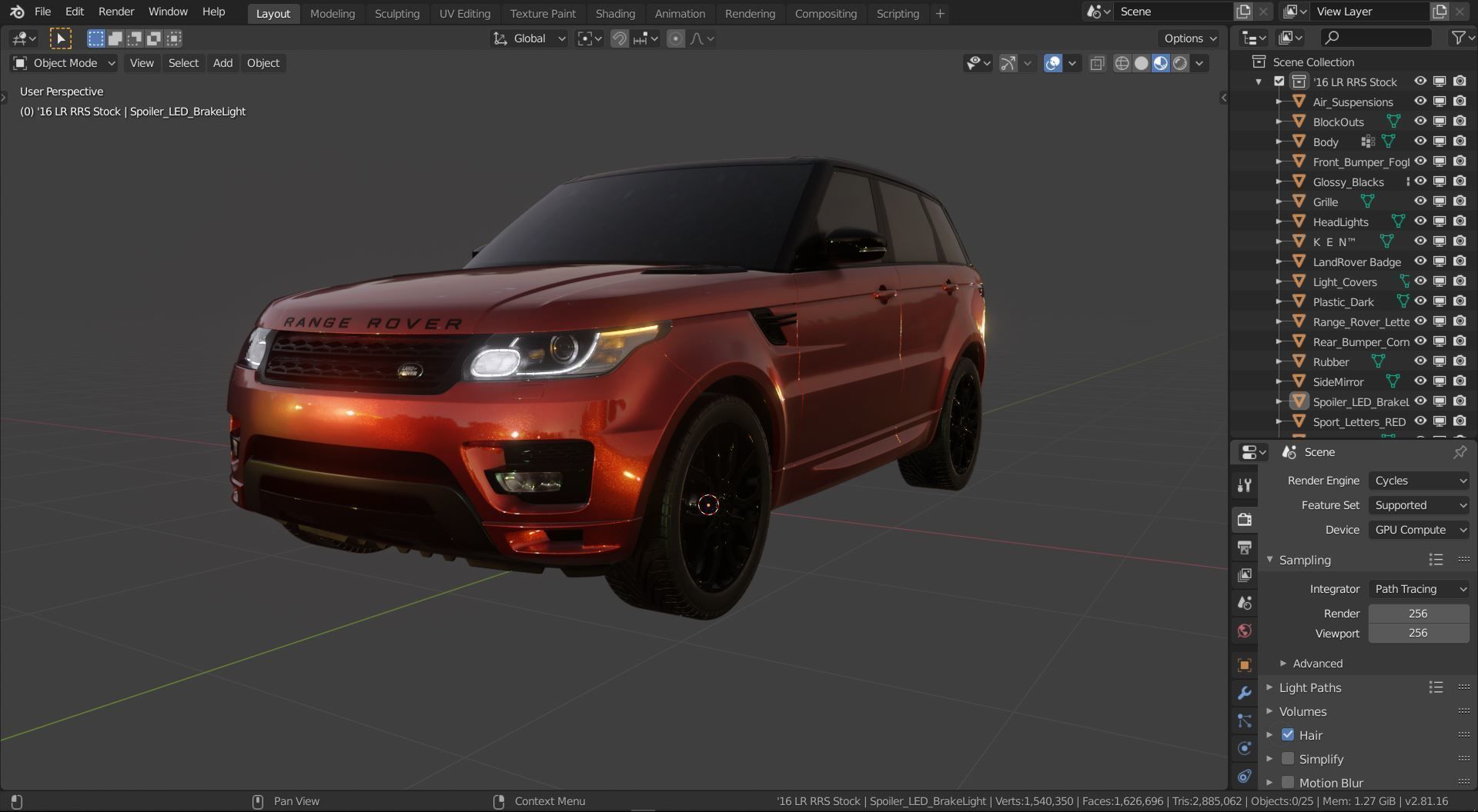 2016 Land Rover Range Rover Sport 3D model_21