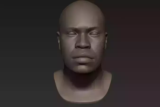 Black Man Head 2