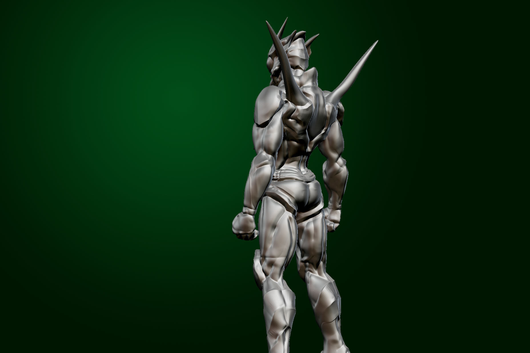 insect man superhero villain character design  3D print model_9