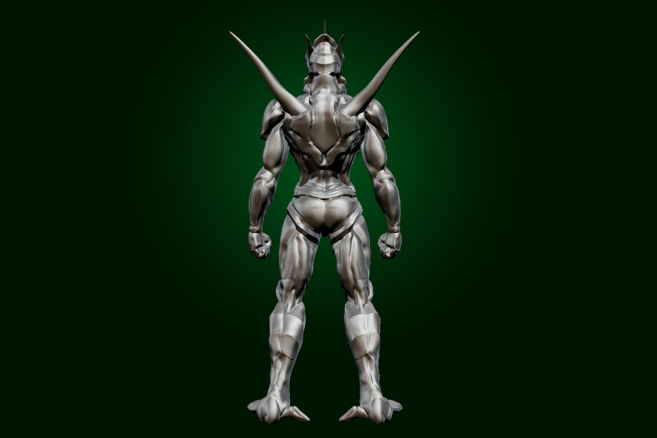 insect man superhero villain character design  3D print model_10
