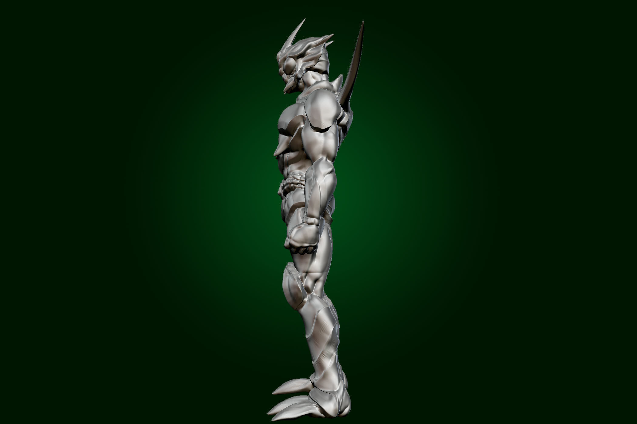 insect man superhero villain character design  3D print model_8