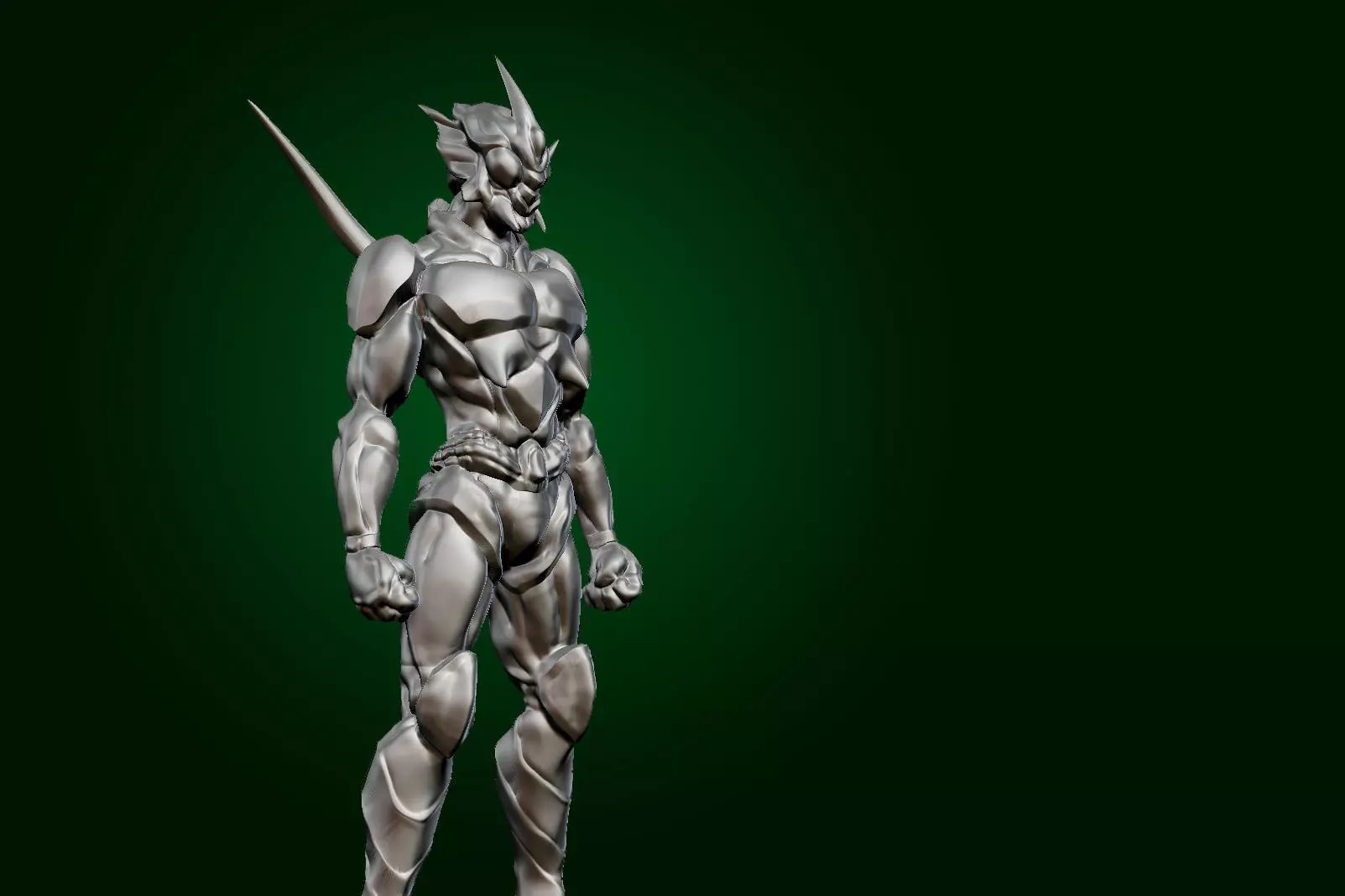 insect man superhero villain character design  3D print model_0