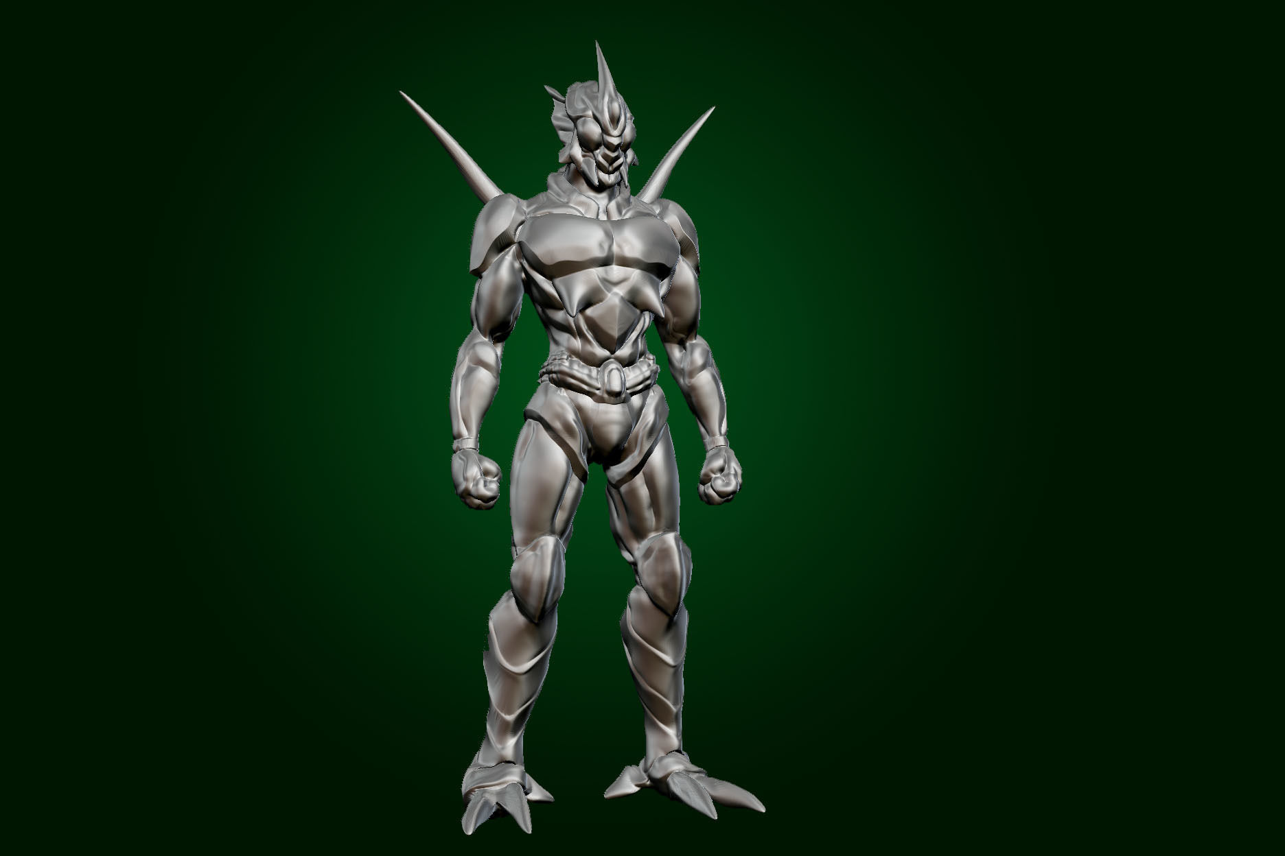 insect man superhero villain character design  3D print model_4