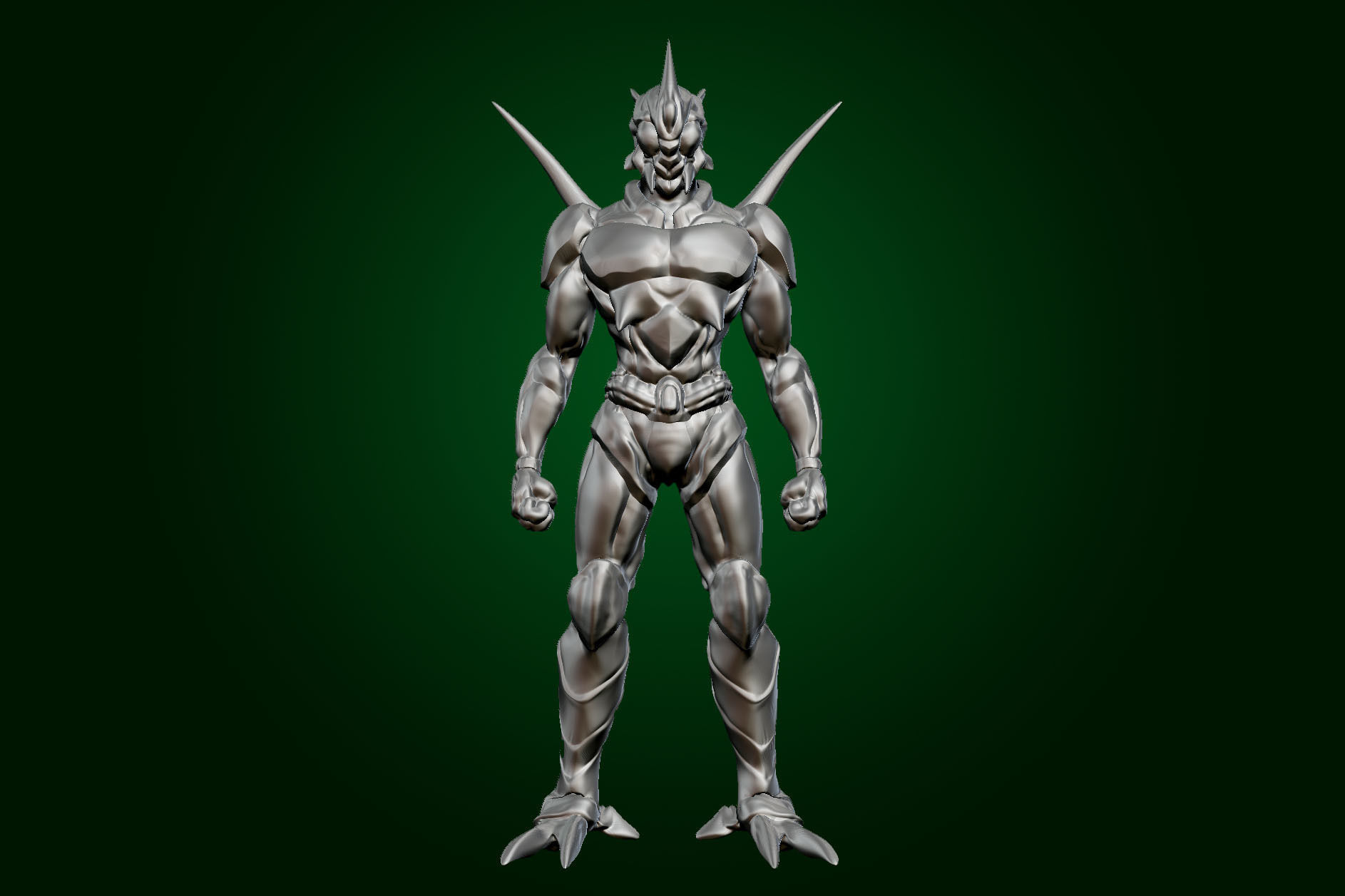 insect man superhero villain character design  3D print model_5