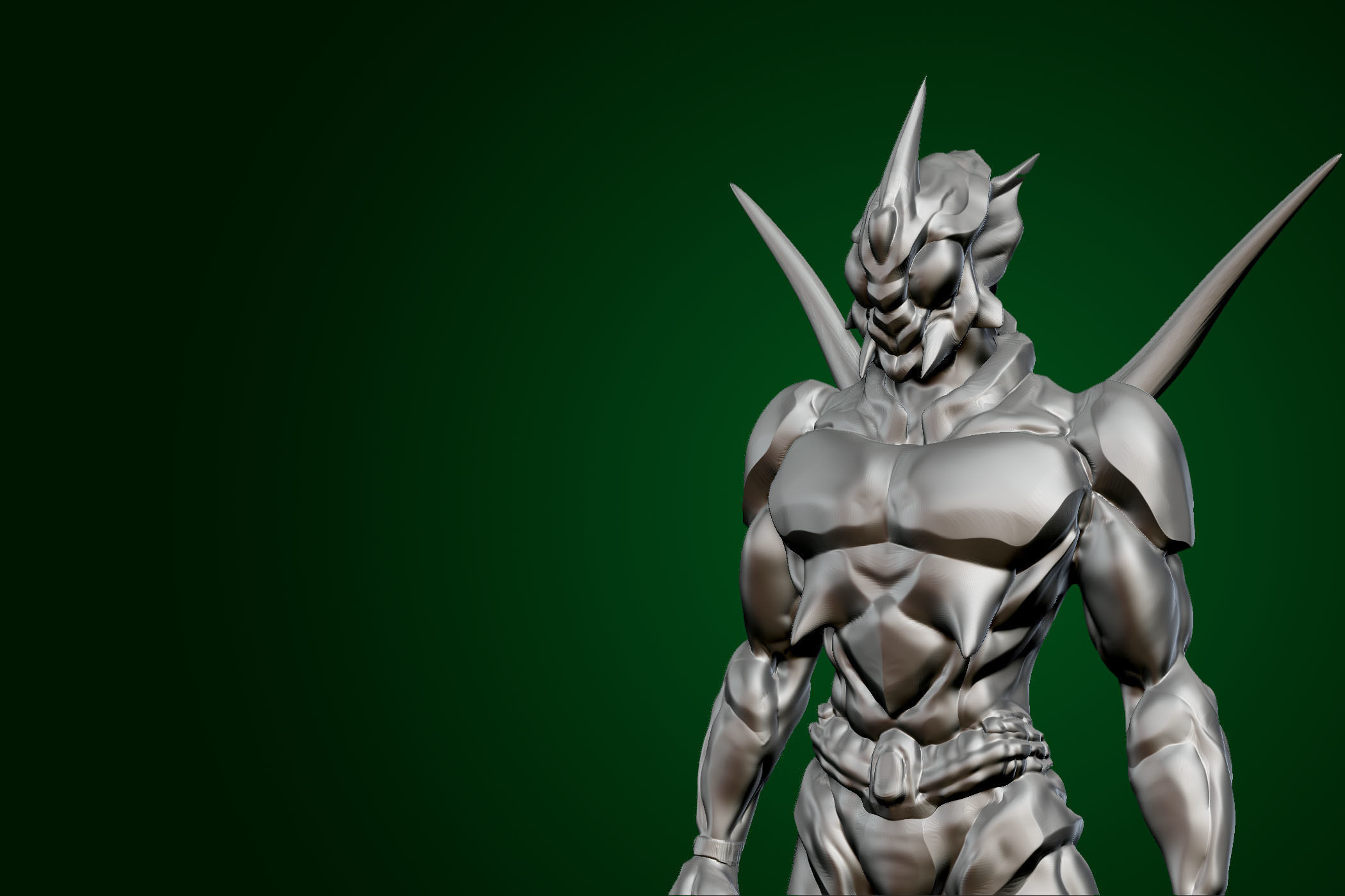 insect man superhero villain character design  3D print model_11