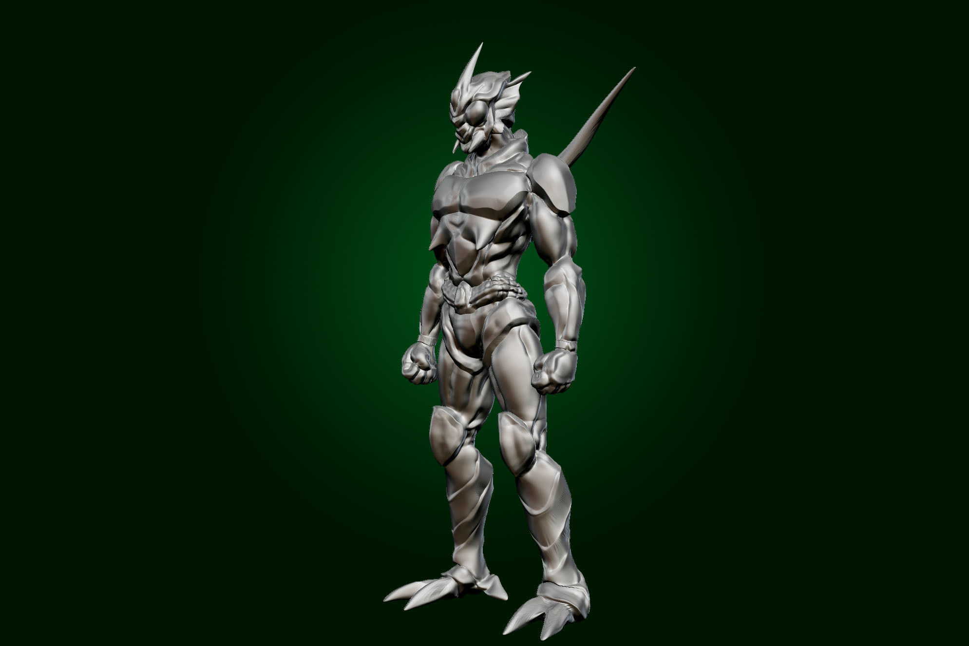 insect man superhero villain character design  3D print model_7