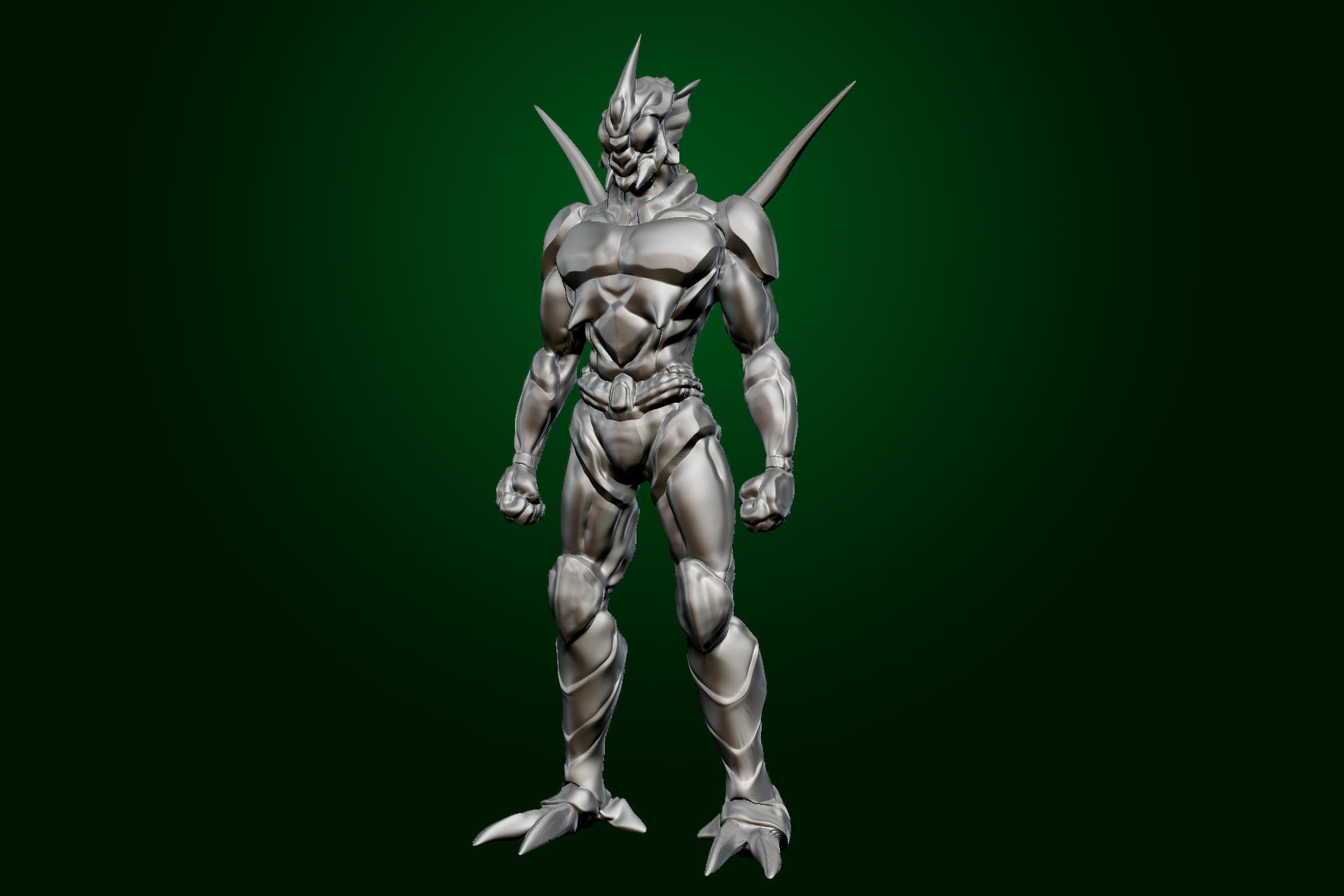 insect man superhero villain character design  3D print model_6