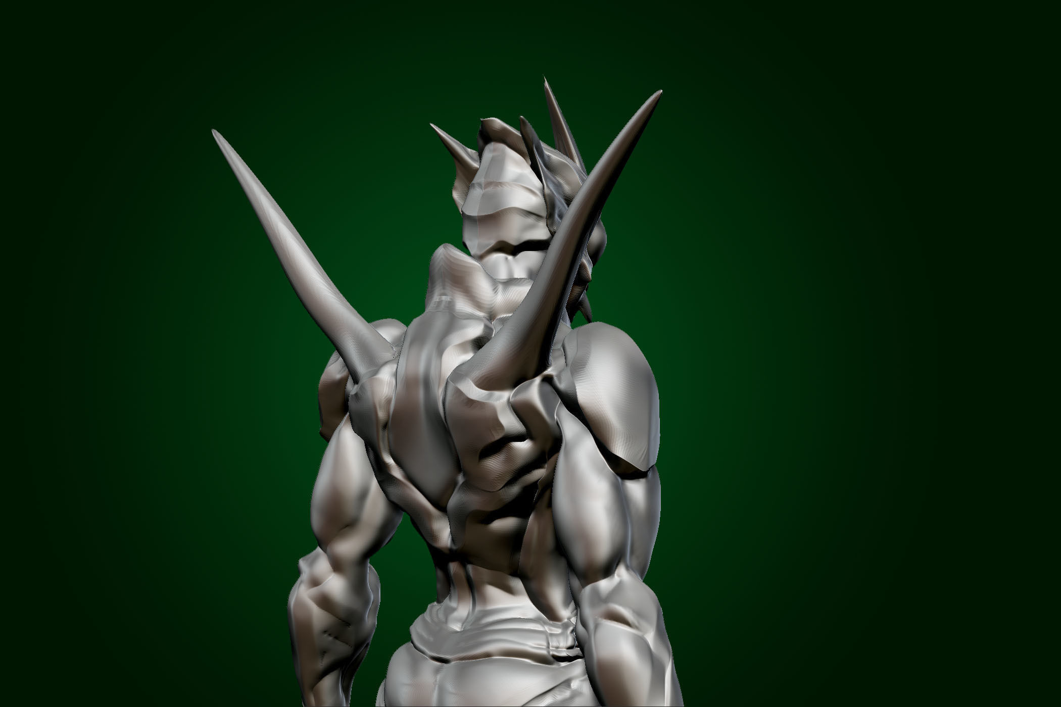 insect man superhero villain character design  3D print model_1