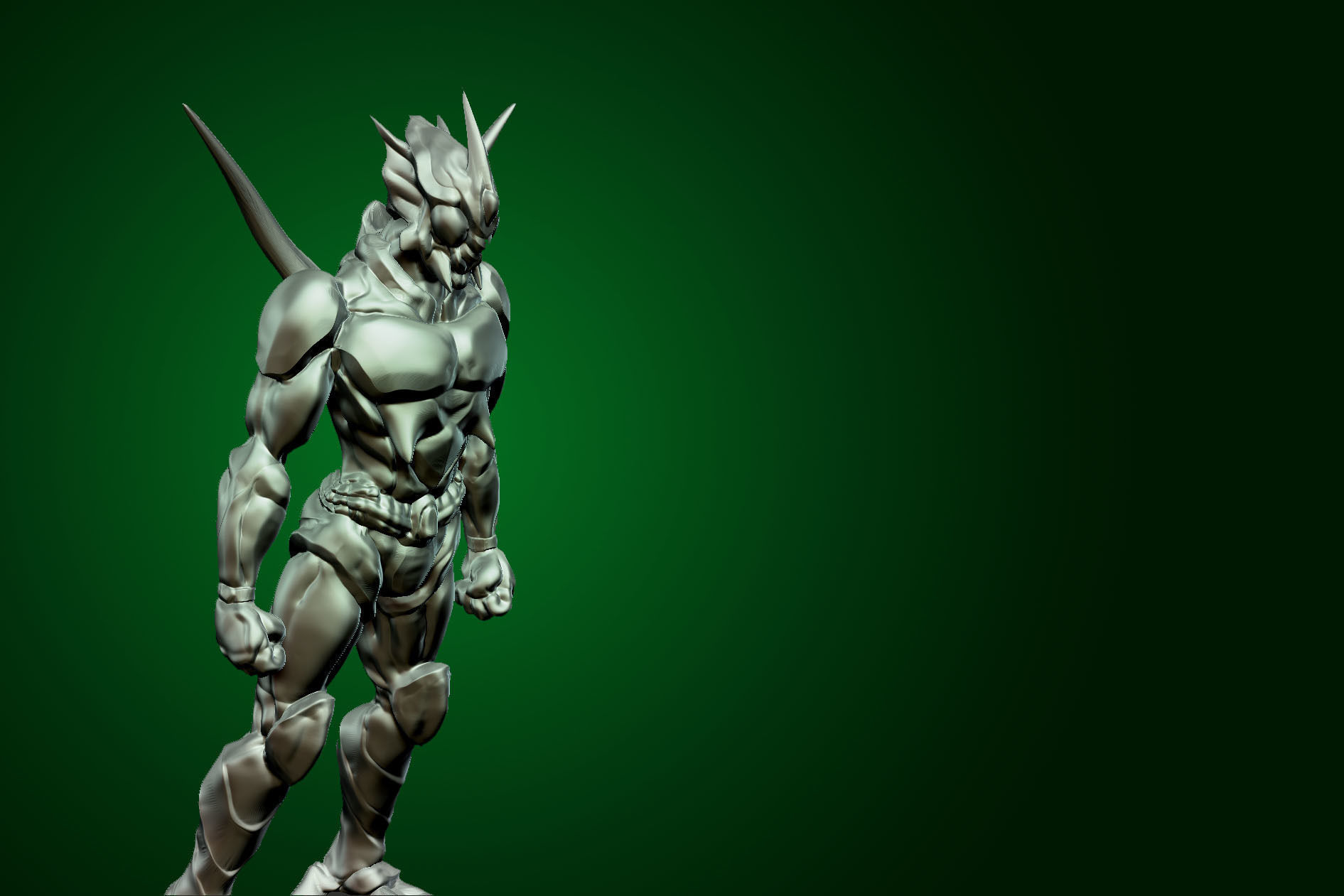 insect man superhero villain character design  3D print model_3