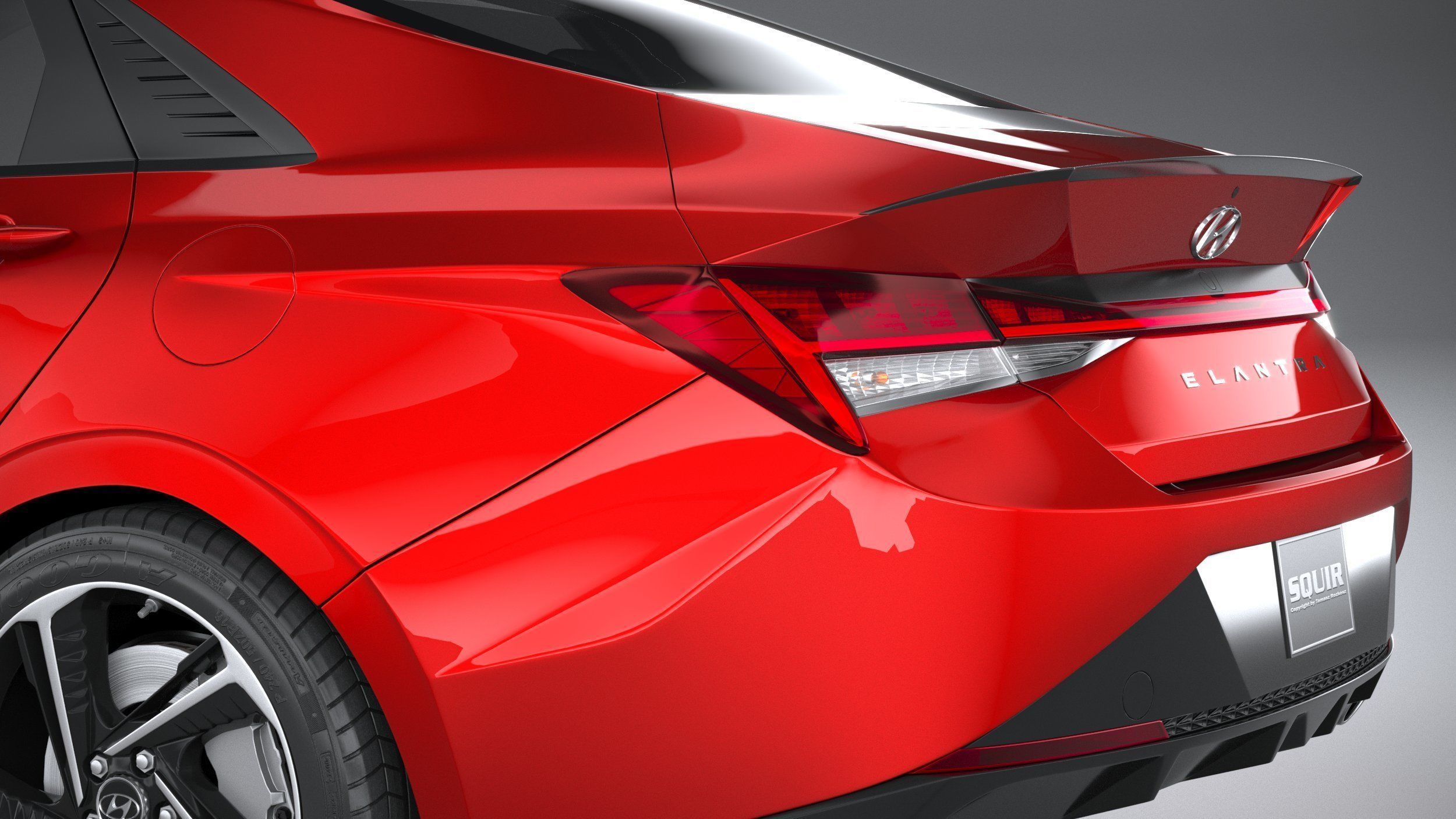 Hyundai Elantra N Line 2021 3D model_6