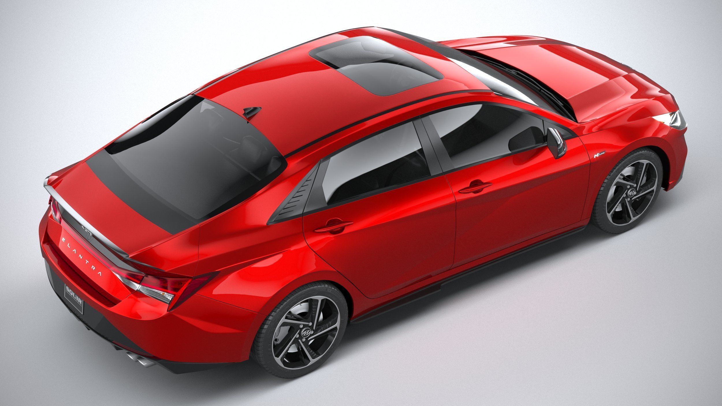 Hyundai Elantra N Line 2021 3D model_10