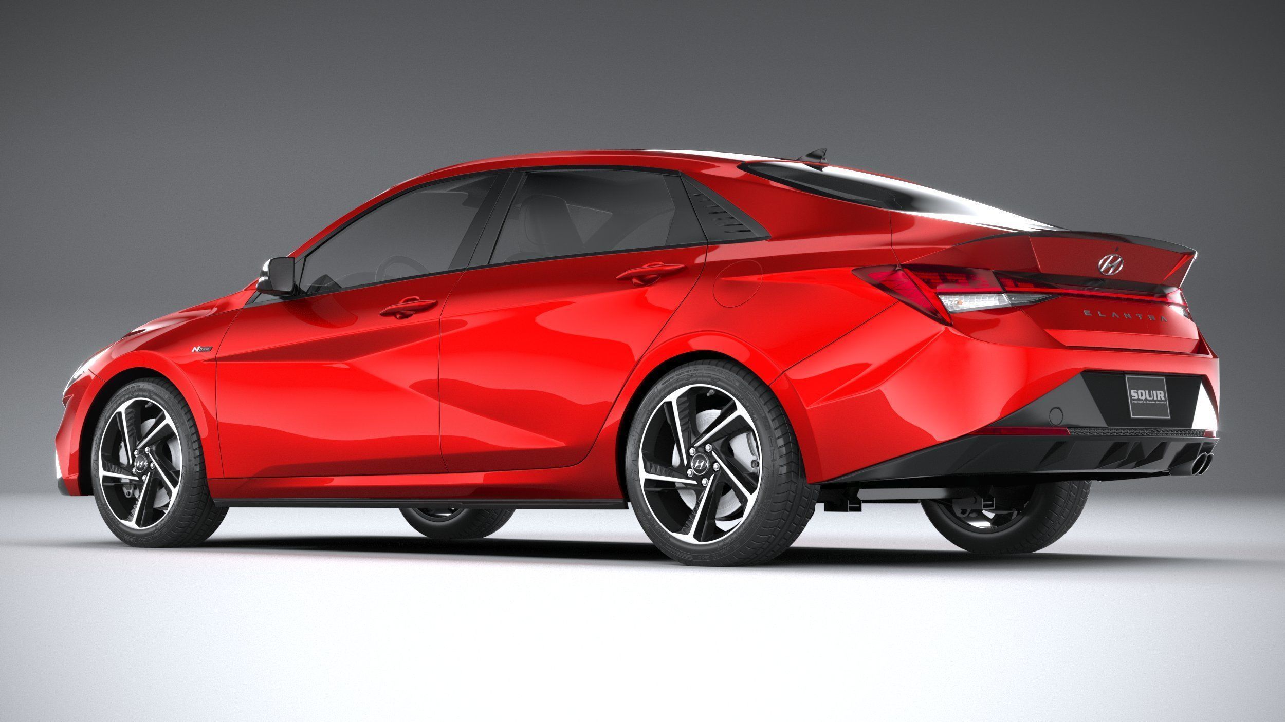 Hyundai Elantra N Line 2021 3D model_5