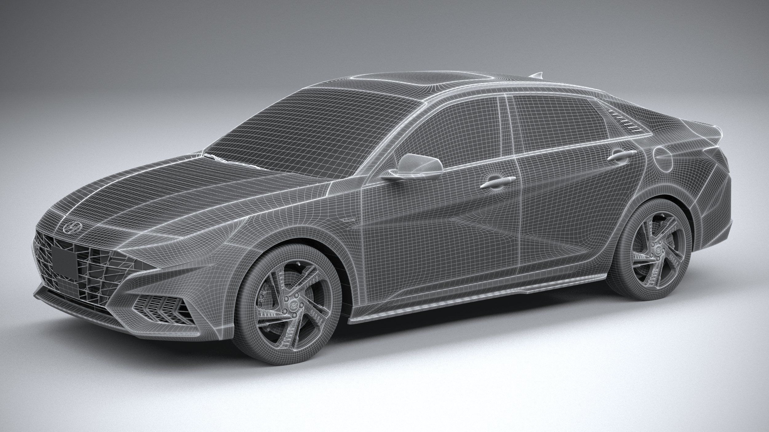 Hyundai Elantra N Line 2021 3D model_26