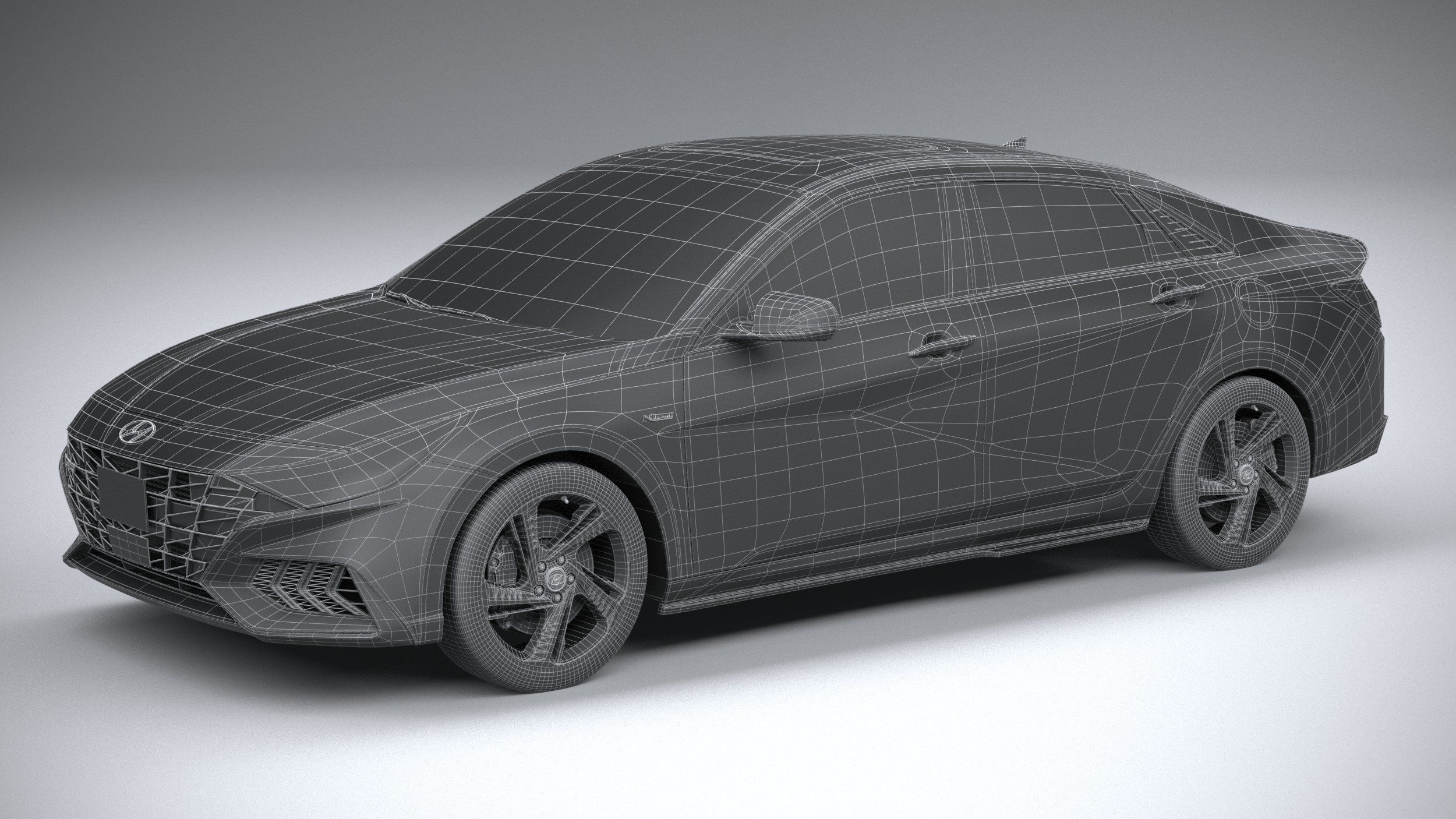 Hyundai Elantra N Line 2021 3D model_28