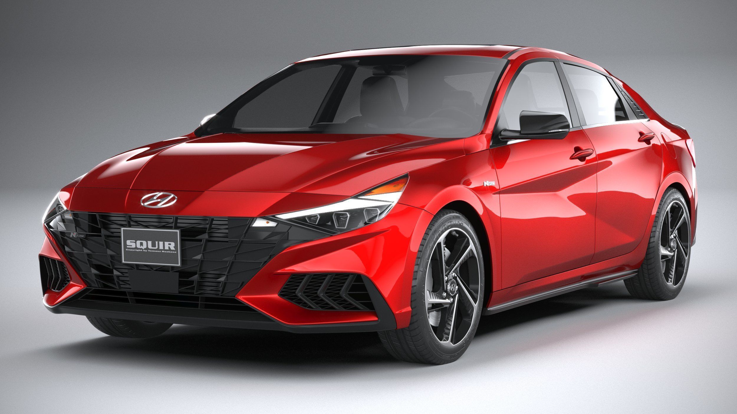 Hyundai Elantra N Line 2021 3D model_2