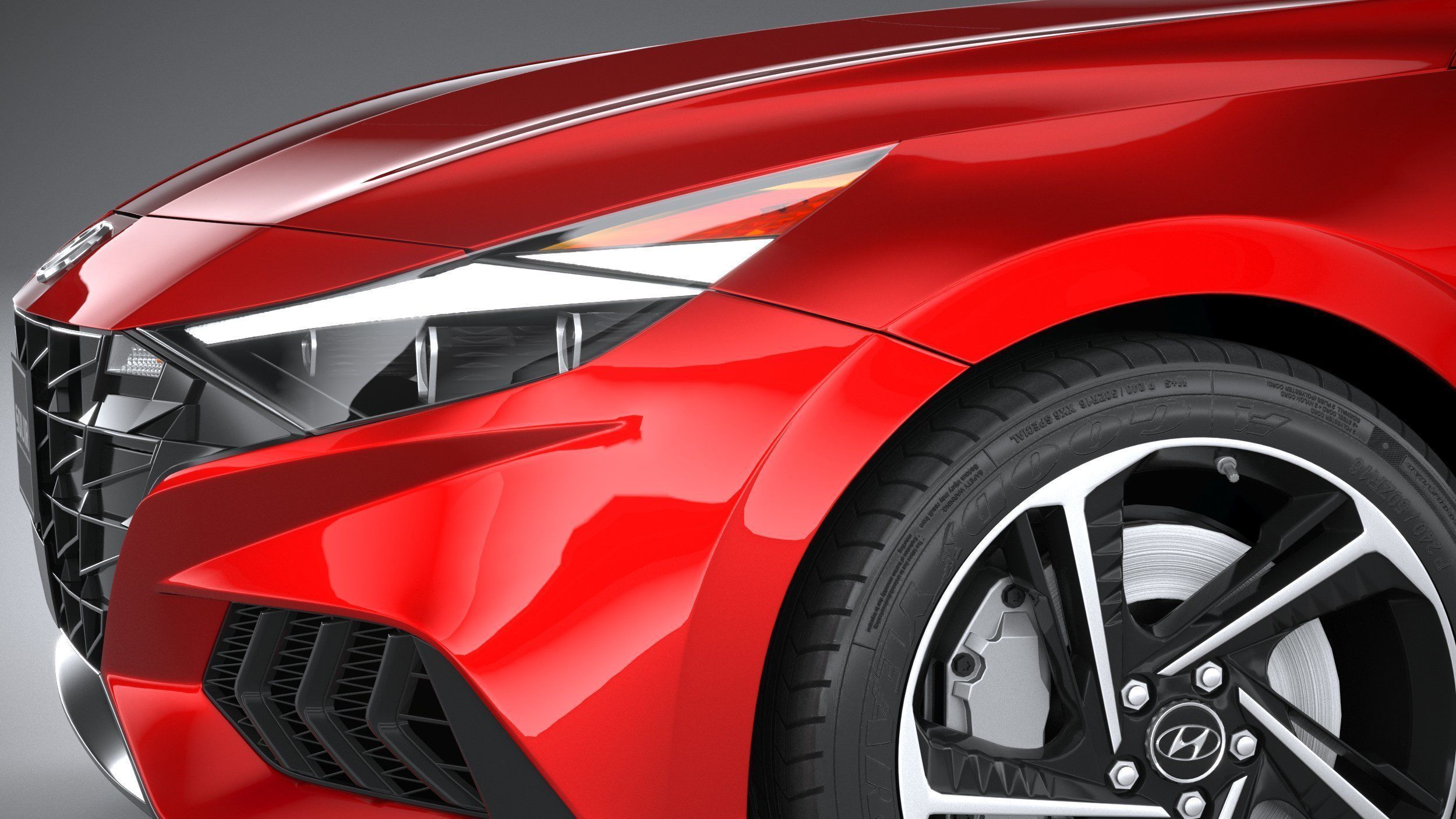 Hyundai Elantra N Line 2021 3D model_3